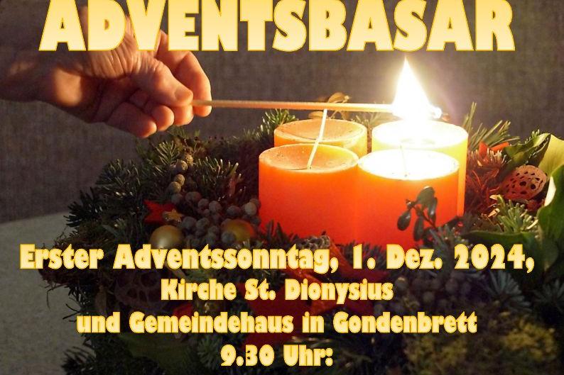 Familiengottesdienst im Advent 2024 Gondenbrett