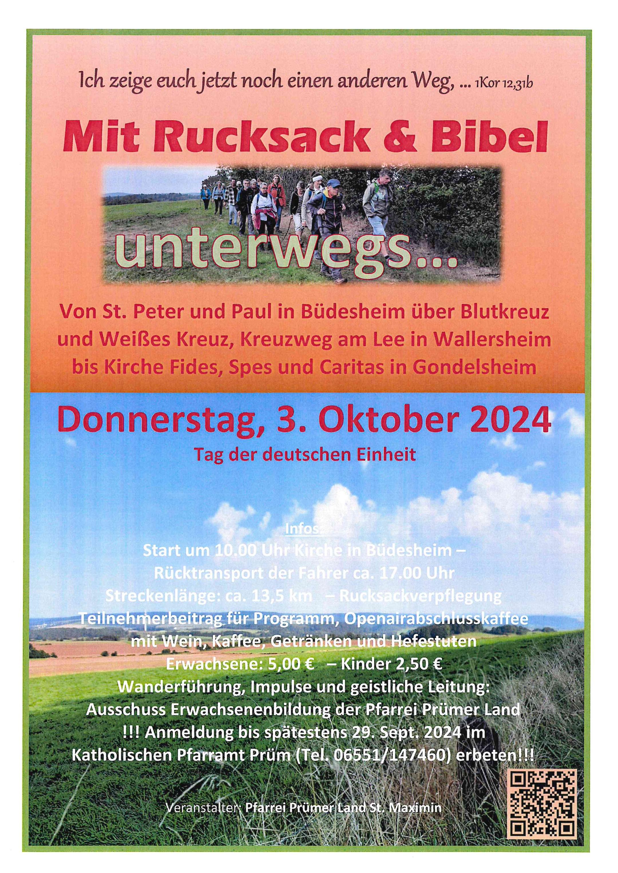 Rucksack und Bibel 2024